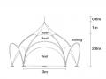 Nojume ARCO 3x3 m