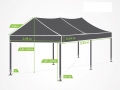 3x6 m ST-HEX45 rāmis