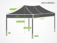 4x6 m AL-HEX50 seintega