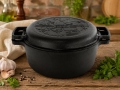 6 l čuguna katls Lid-Pan