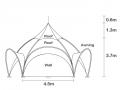 Nojume ARCO 4,5x4,5 m