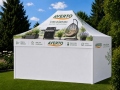 Telts jumta apdruka 4x6 m