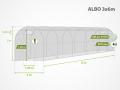 Film Greenhouse ALBO 3x6 m