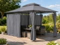 Lapene ALTANA 3x4 m, pelēka