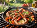 10 l malmpott Grill Lid-Pan