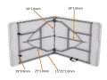Galds FOLDLINE 180
