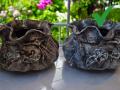 Цветочный горшок BAG Silver