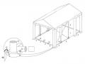 8x10 m PVC nojume Heavy-Duty
