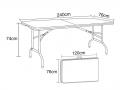 Galds FOLDLINE 240