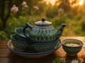 Керамический чайный сервиз