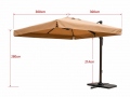 Parasol 3.0x3.0 m