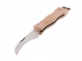 Mushroom knife with brush
