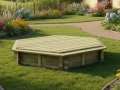 Sandkasten mit Deckel HEX