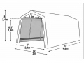 Replacement cover 3.0x4.6 m
