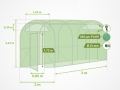 Plēves siltumnīca PORTA 2x3 m