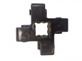 Šķērsstieņu savienotājs HEX45