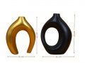 Vāze Black&Gold