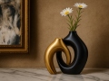 Vāze Black&Gold