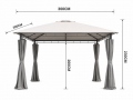 Garden Gazebo RIMINI 3x3