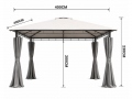 Garden Gazebo RIMINI 3x4