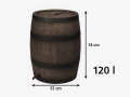 Ūdens tvertne ROTO 120 l