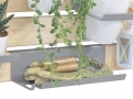 Hanging shelf 30 cm