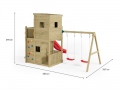 Rotaļu laukums Lofter 2Swings
