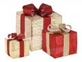 LED dekori GIFTBOX x3