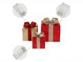 LED dekori GIFTBOX x3