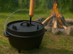 6.5 l čuguna katls Dutch-Oven