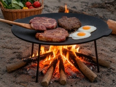 Cast Iron Pan with Legs Ø 45