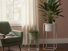 Metallist lillepotid MARLA 2 tk