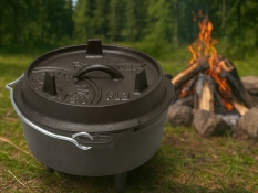 1.6 l čuguna katls Dutch-Oven