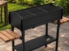 Charcoal Grill with shelves Universal