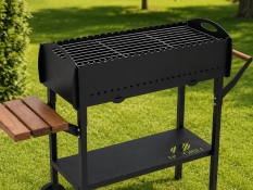 Charcoal Grill with shelves Comfort