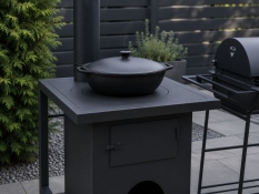 Outdoor cauldron stove