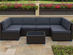 Lounge sofa 8-seater Lugano