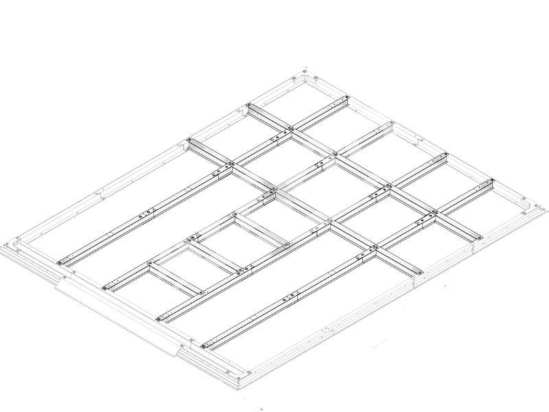Grīdas rāmis noliktavai 3,2x3,6 m