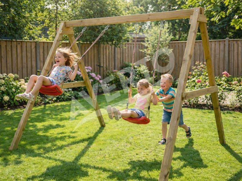 Koka šūpoles Swing