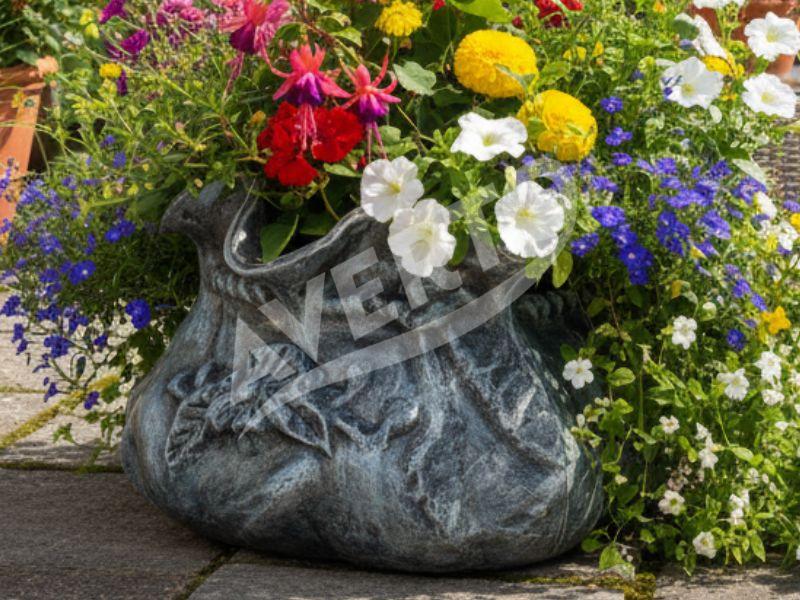 Цветочный горшок BAG Silver