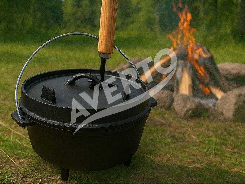 6.5 l čuguna katls Dutch-Oven