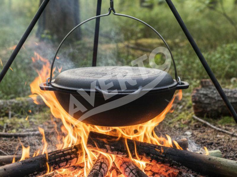 10 l malmpott Grill Lid-Pan