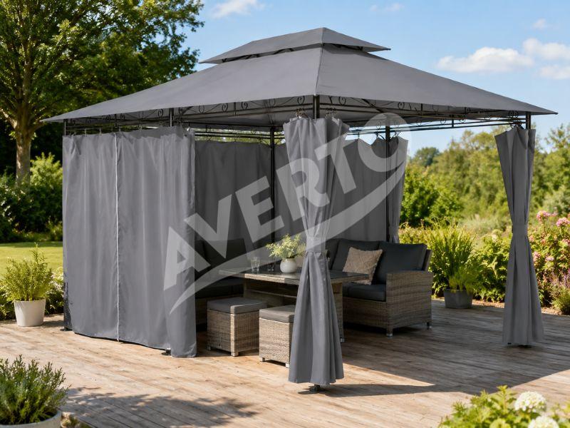 Lapene ALTANA 3x4 m, pelēka