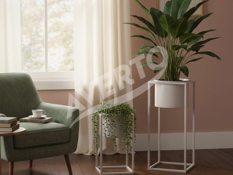 Metallist lillepotid MARLA 2 tk