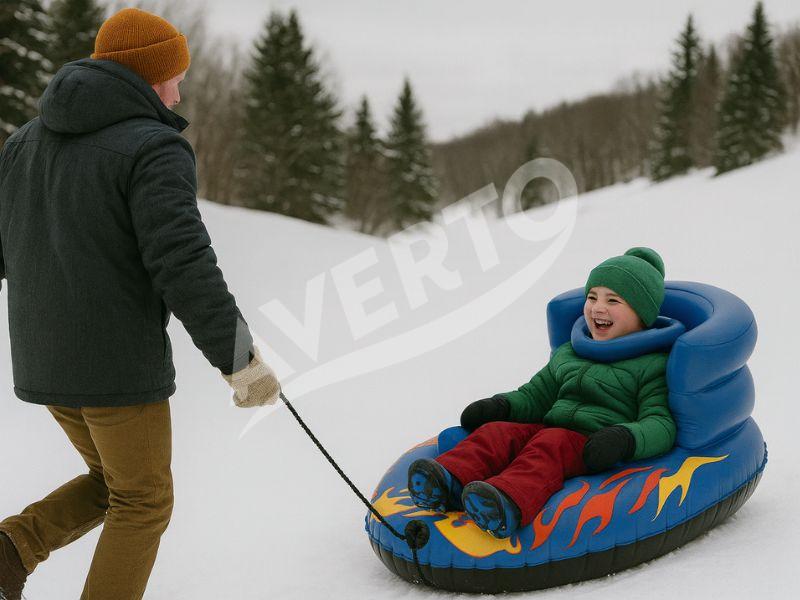 Piepūšamās ragavas Flurryz Child