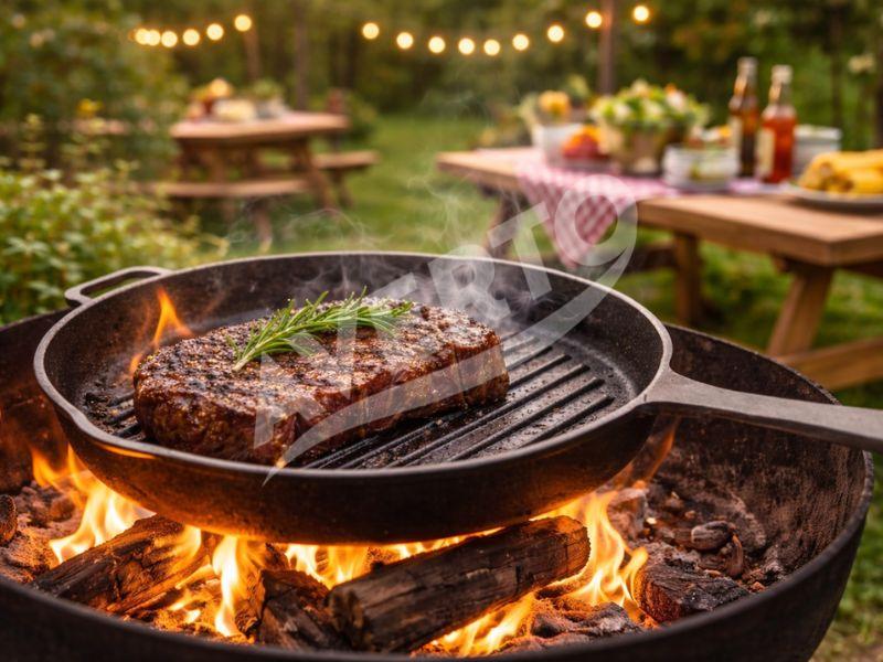 Čuguna panna Ø 24 cm GRILL