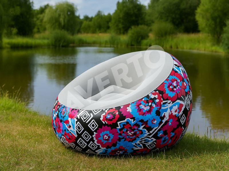 Piepūšamais krēsls Floral