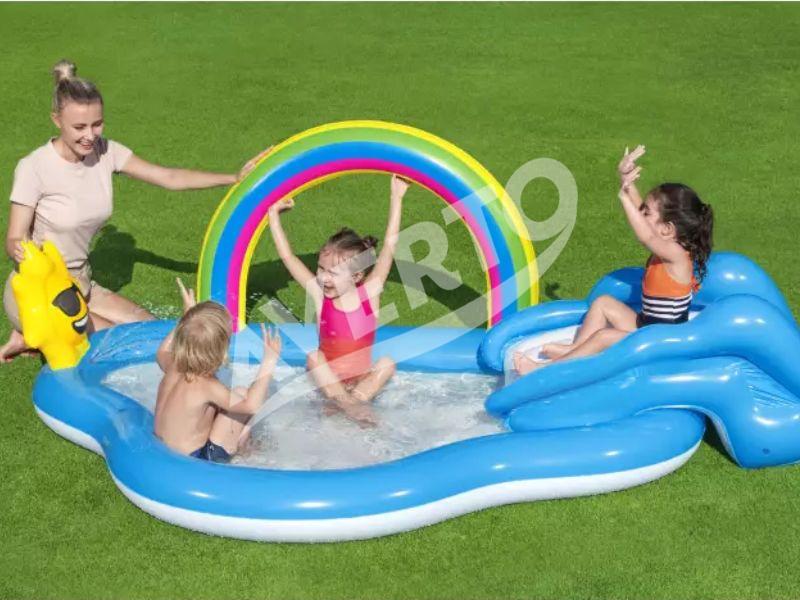 Baseins ar slidkalniņu Rainbow