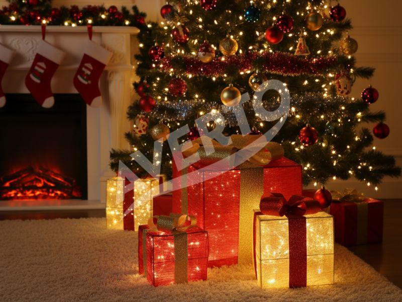 LED dekori GIFTBOX x3